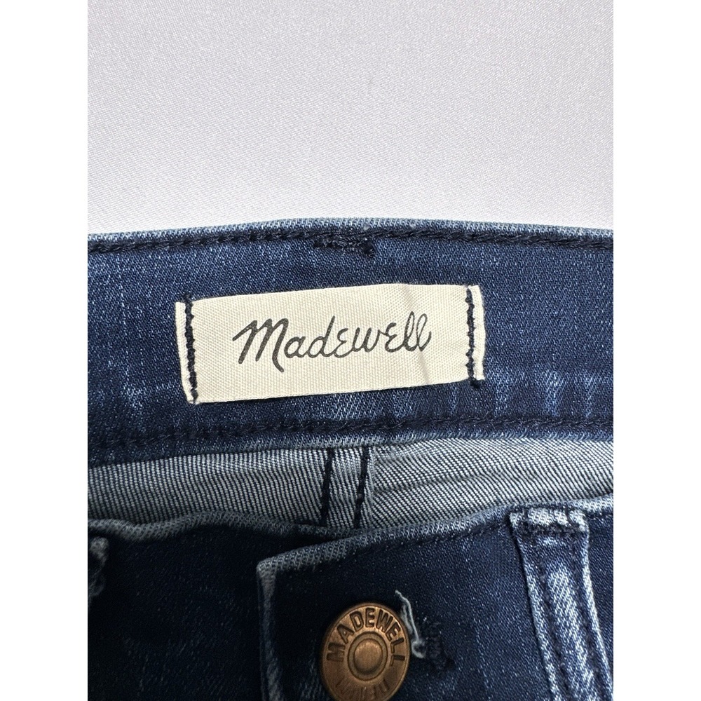 Madewell Mid Rise Stovepipe Jeans Womens Size 25 Ankle Crop - Picture 2 of 10